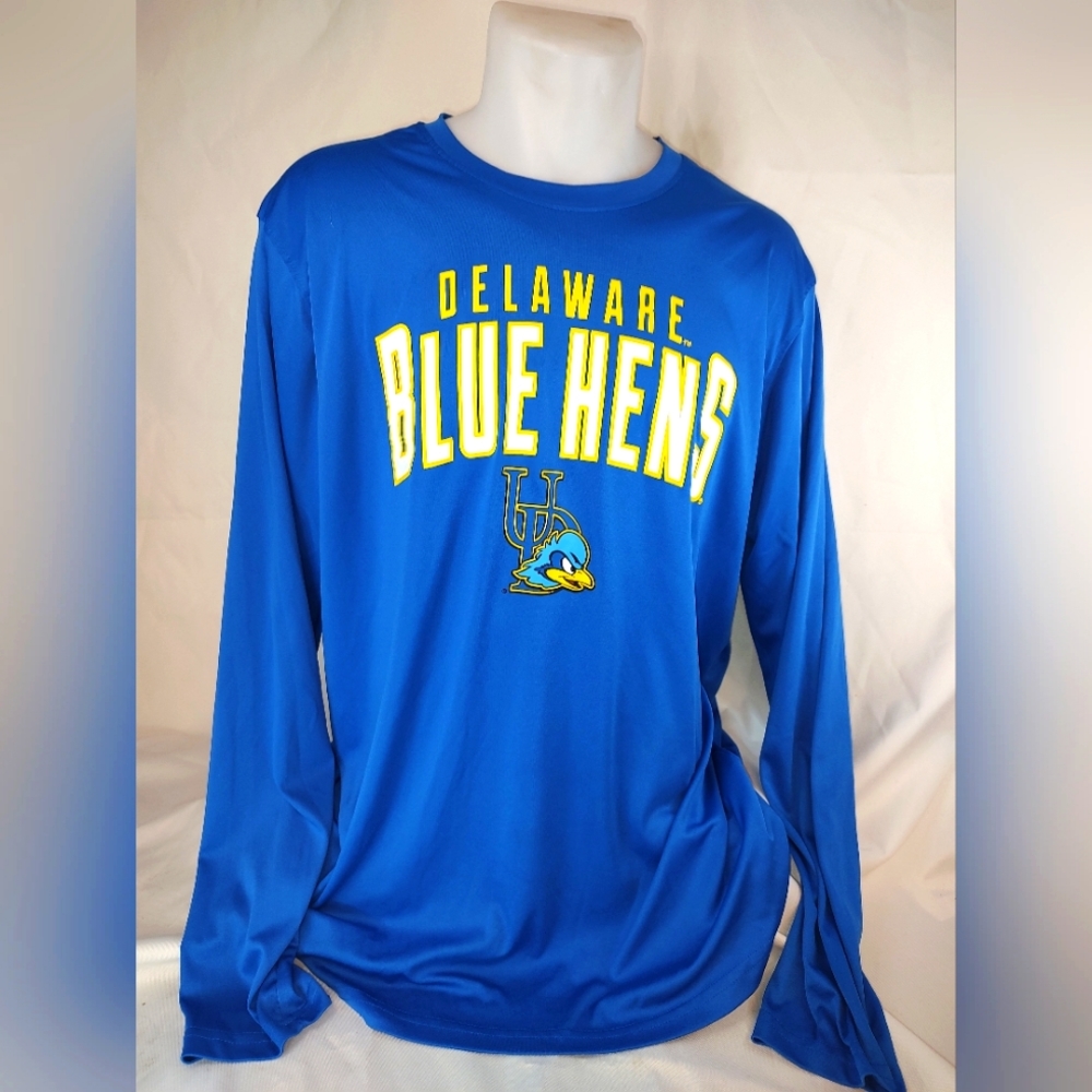 Active Wear wick Fabric Men's XL University of Delaware Long Sleeve Shirt